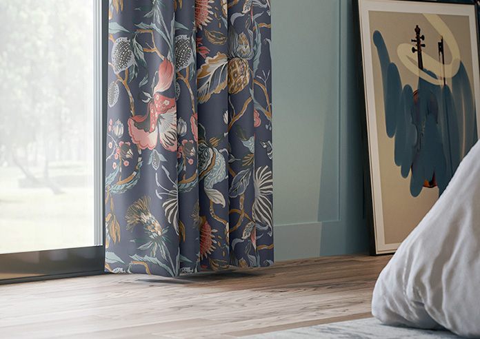 Morton, Midnight - Made to Measure Curtains - Image 5